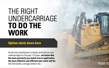 The right Undercarriage to do the work
